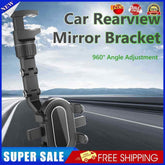 #A Rearview Mirror Car Support Stand 960 Degrees Rotatable for Kitchen for 4-7